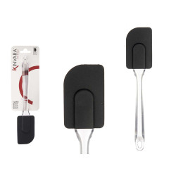 SPATOLA CUCINA IN SILICONE TRASPARENTE NERO