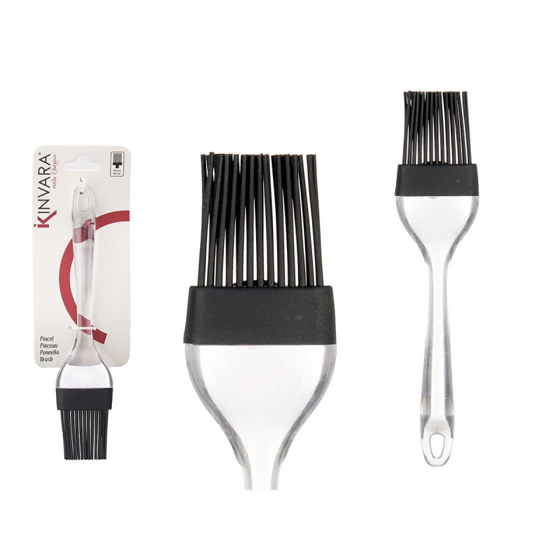 PENNELLO CUCINA IN SILICONE TRASPARENTE NERO