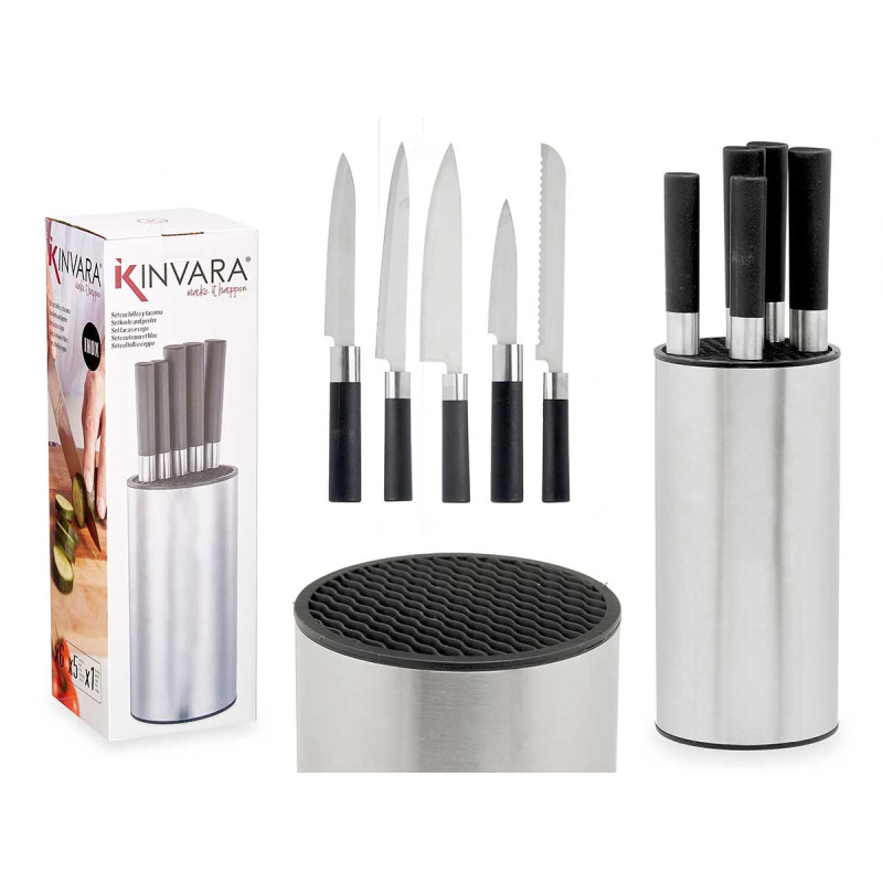 ROUND STEEL HOLDER 5 KNIVES