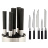 ROUND STEEL HOLDER 5 KNIVES
