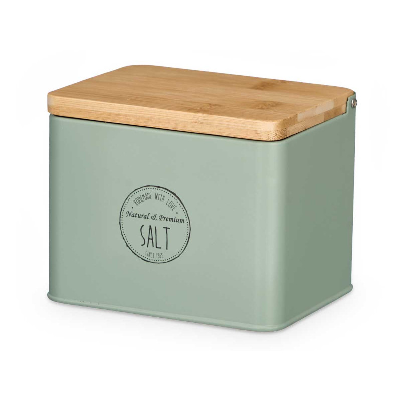 SALIERA TAPPO BAMBU VERDE MENTA