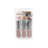 SET 16 POSATE CON PORTAPOSATE ROSA
