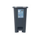 POUBELLE À PÉDALE 25L ANTHRACITE