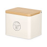 SALIÈRE COUVERCLE BAMBOU CRÈME