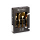 SET 16 PEZZI POSATE DORATE