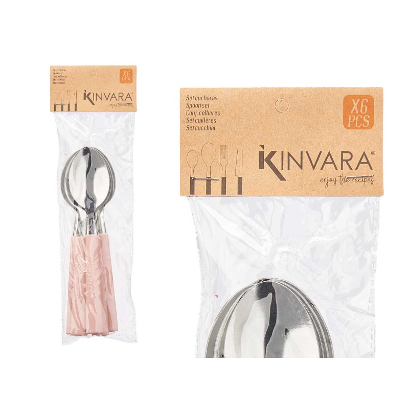 SET6 CUCCHIAI ASSORT 2 MENTA ROSA