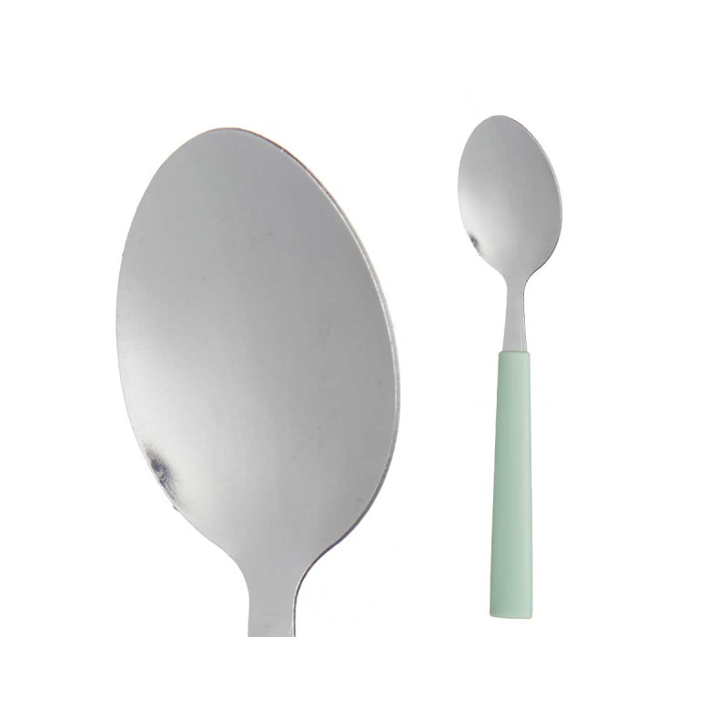 SET 6 CUCCHIAI DESSERT ASSORT 2 ROSA MENTA
