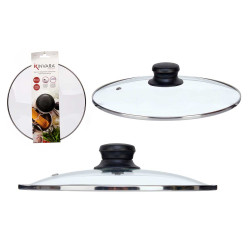COPERCHIO CRISTALLO FILO ARGENTO 24CM