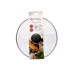 COPERCHIO CRISTALLO FILO ARGENTO 24CM