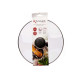 COPERCHIO CRISTALLO FILO ARGENTO 24CM