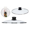 COPERCHIO CRISTALLO FILO ARGENTO 26CM