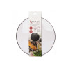 COPERCHIO CRISTALLO FILO ARGENTO 26CM