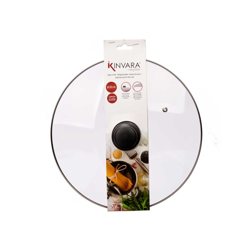 COPERCHIO CRISTALLO FILO ARGENTO 30CM