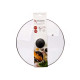 COPERCHIO CRISTALLO FILO ARGENTO 30CM
