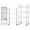 CARRELLO 4 PIANI METALLICO CON RUOTE