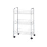 CARRELLO 3 PIANI METALLICO CON RUOTE