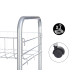 CARRELLO 3 PIANI METALLICO CON RUOTE