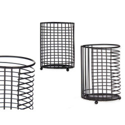 SUPORTE UTENSILIOS METAL PRETO