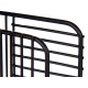 PORTE-SERVIETTES EN MÉTAL NOIR SIMPLE