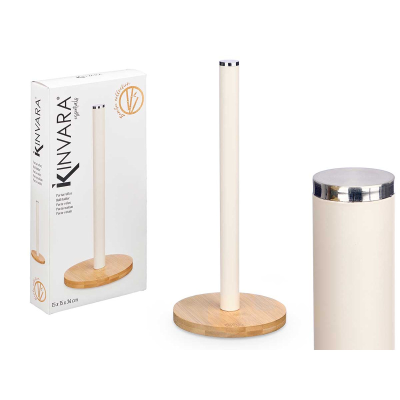 PORTARROLLO BAMBU CREMA