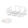 METAL NAPKIN HOLDER CHROME PLATED CLOSED