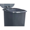 BALDE DO LIXO 25L PEDAL ANTRACITE