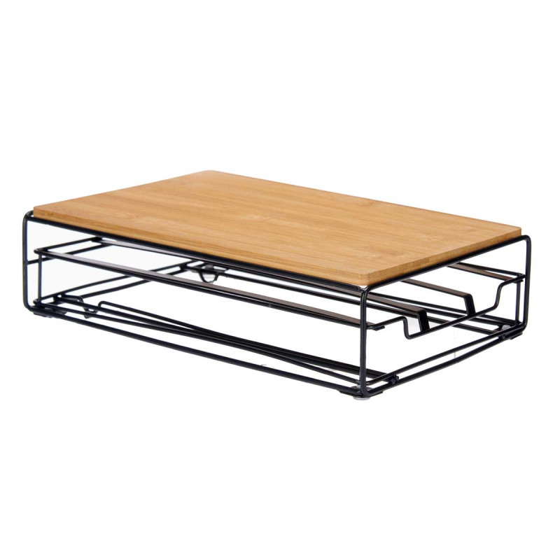 SUPORTE METAL BAMBU PARA 15 CAPSULAS