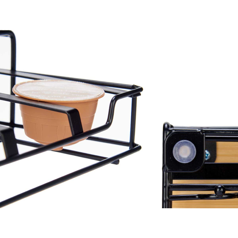 SUPORTE METAL BAMBU PARA 15 CAPSULAS