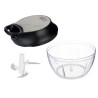 TRITURADOR MANUAL TAPA ACERO 3 CUCHILLAS