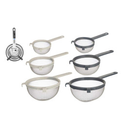 SET 3 COLADORES PLASTICO METAL SURT 2