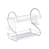 ESCURREPLATO 2 PISOS CROMADO BLANCO ACCESORIOS