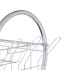 SCOLAPIATTI 2 LIVELLI CROMATI GRIGIO ACCESSORI 
