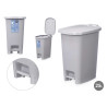 BALDE DO LIXO 25L PEDAL CINZENTO