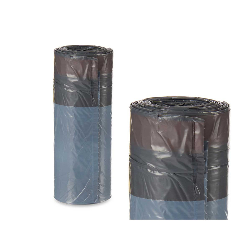 SACO LIXO PERFUMADO 30L 20 UNIDS CINZENTO 