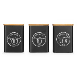 TARRO TAPA BAMBU 3 MODELOS NEGRO