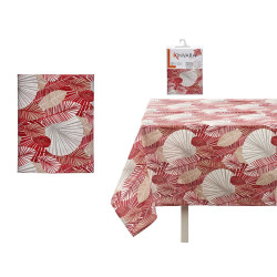 TOVAGLIA TELA ANTIMACCHIE 140X180CM FOGLIE GRANATA