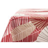 NATTE TOILE ANTITACHE 140X180CM FEUILLES GRENAT
