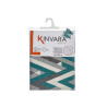 TOALHA MESA LONA ANTIMANCH 140X180CM RISCA CINZA 