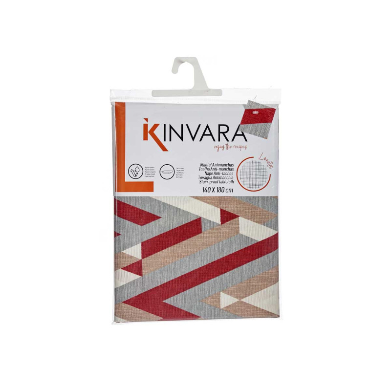TOVAGLIA TELA ANTIMACCHIE 140X180CM RAGGI GRANATA