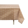 TOALHA MESA LONA ANTIMANCH 140X180CM ABSTRA BEGE 