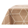 TOALHA MESA LONA ANTIMANCH 140X180CM ABSTRA BEGE 