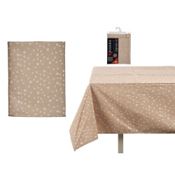 TOALHA MESA JACQUARD ANTIMANCHA 140X180CM BEGE