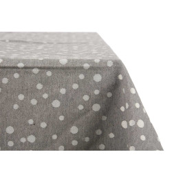 NAPPE JACQUARD ANTITACHE 140X180CM LUNARES GRIS