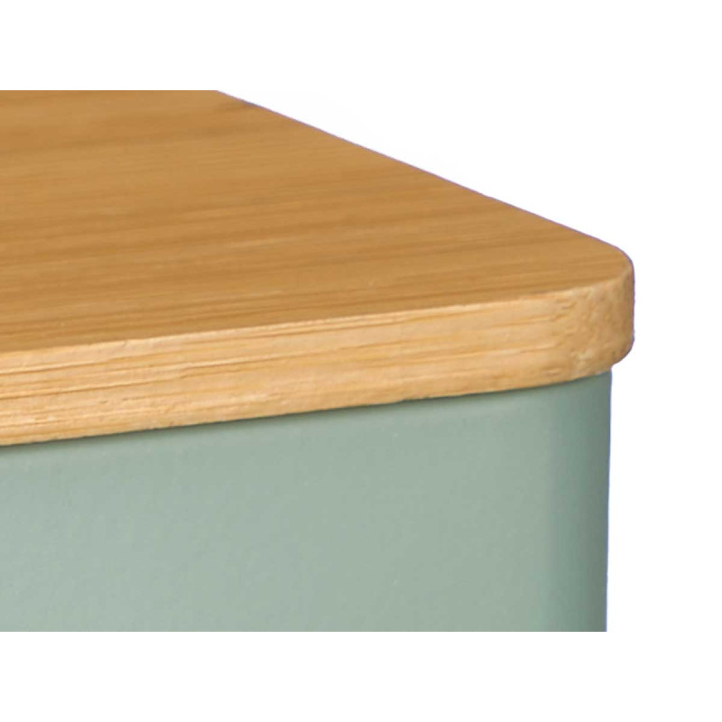 BARATTOLO TAPPO BAMBU 3 MODELLI VERDE MENTA 