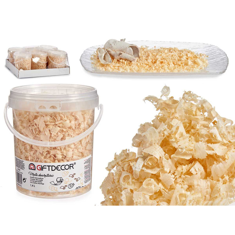 CONTENITORE TRUCIOLO DECORATIVO NATURALE