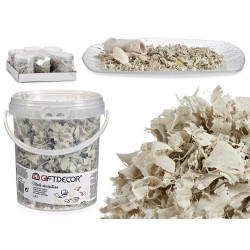 LIGHT GREY DECORATIVE SHAVING TIN 
