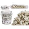 CONTENITORE TRUCIOLO DECORATIVO GRIGIO CHIARO