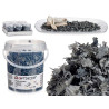 DARK GREY DECORATIVE SHAVING TIN 