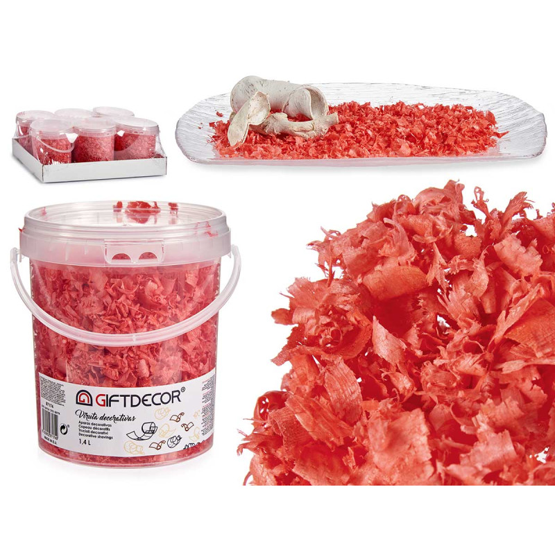 CORAL DECORATIVE SHAVING TIN 