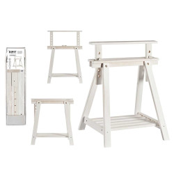 CAVALLETTO REGOLABILE LEGNO BIANCO